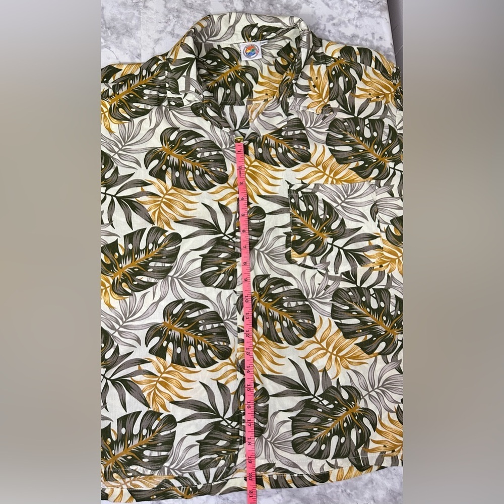 Makai Beach Hawaii women's size XL Aloha shirt - Picture 5 of 7